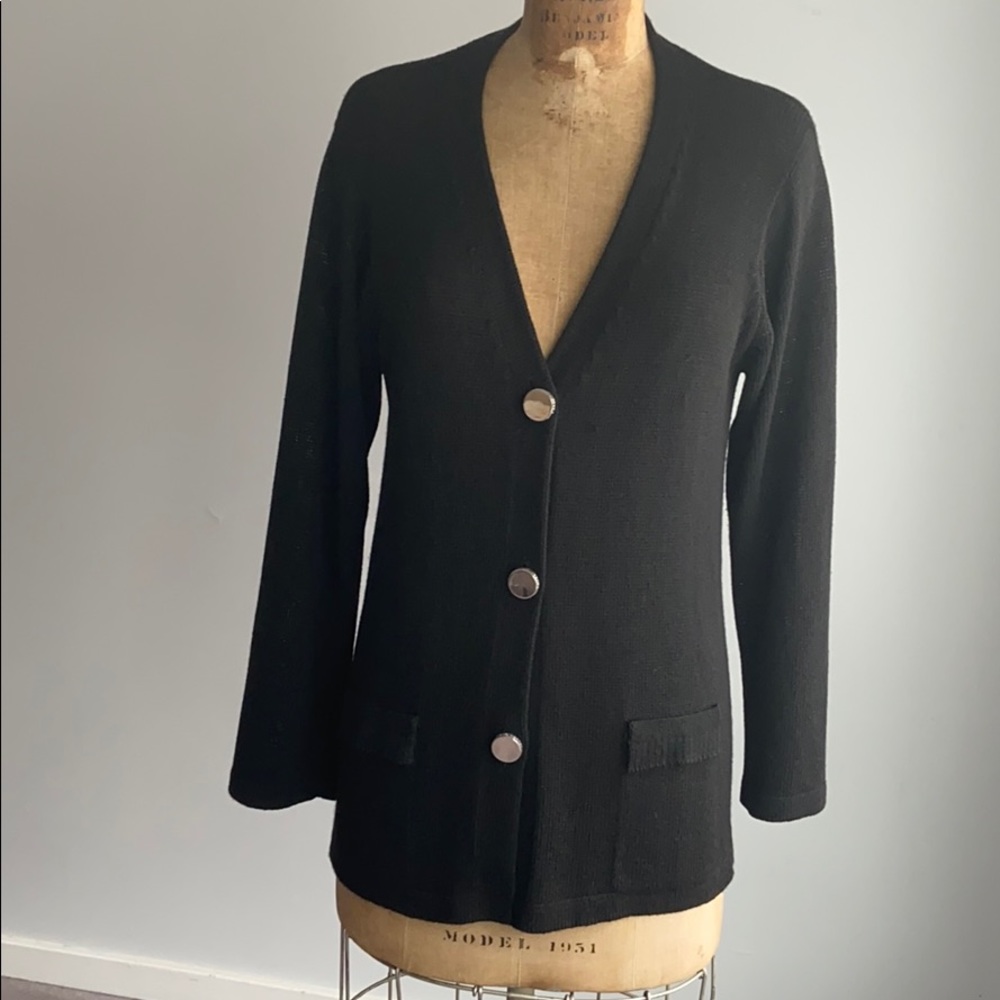 Black authentic Dolce & Gabbana knit cardigan top